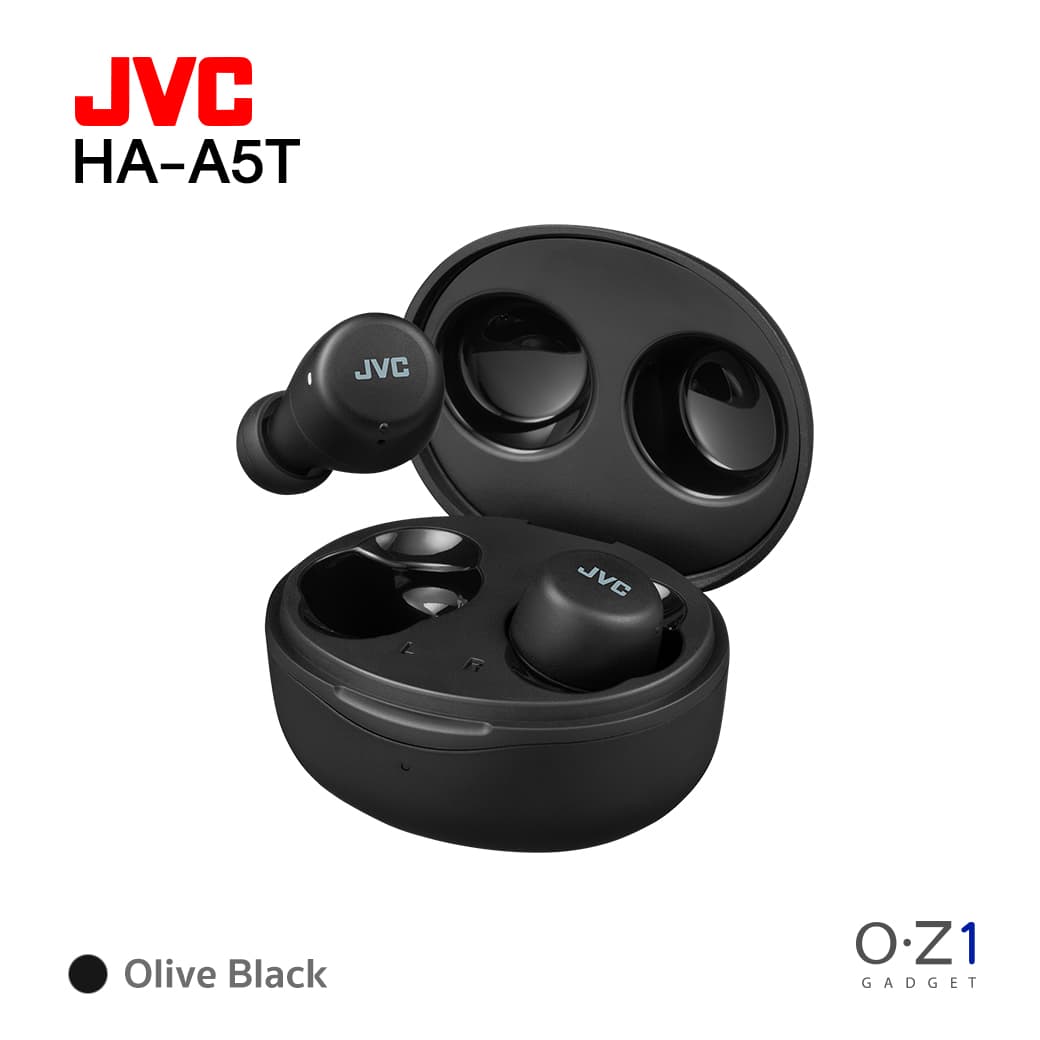 JVC HA-A5T หูฟังไร้สาย Gumy Mini เสียงเพราะ ใส่สบาย พกง่าย แบตฯ อึด 15 ชม. [มาตรฐานญี่ปุ่น]